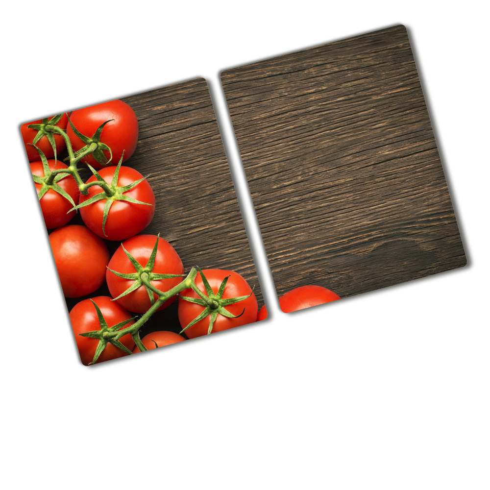 Cache plaque de cuisson Tomates sur bois