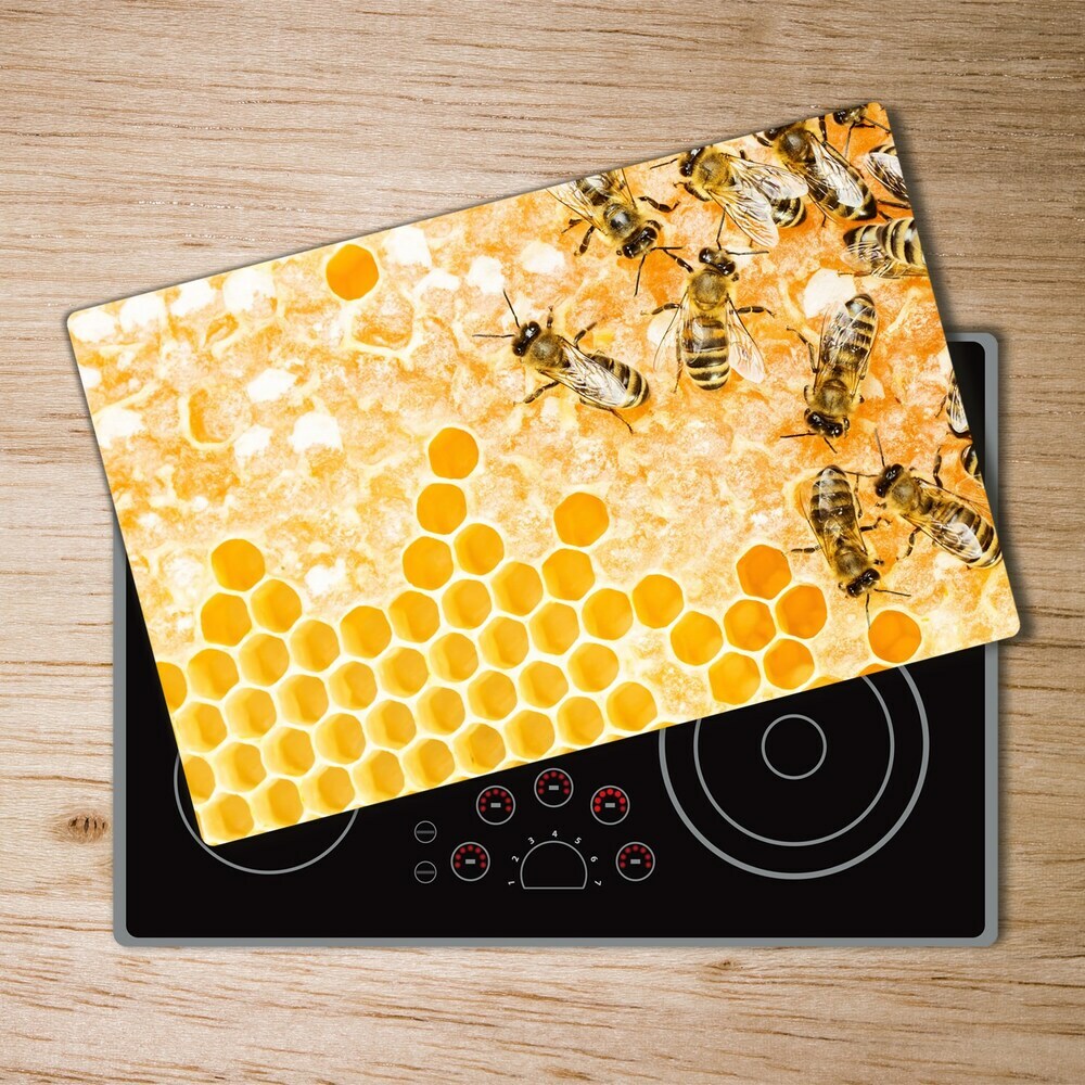 Protection plaque induction Abeilles au travail