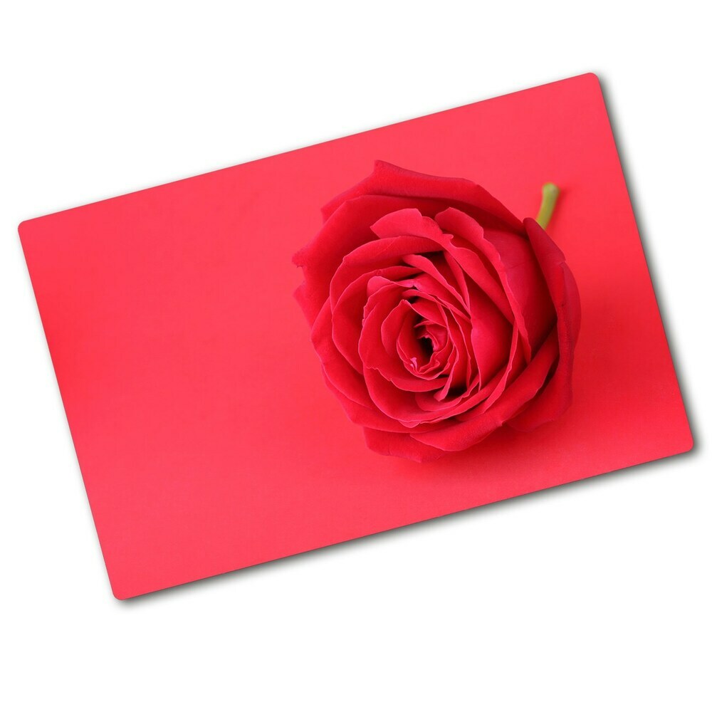 Protection pour plaque de cuisson Rose rouge