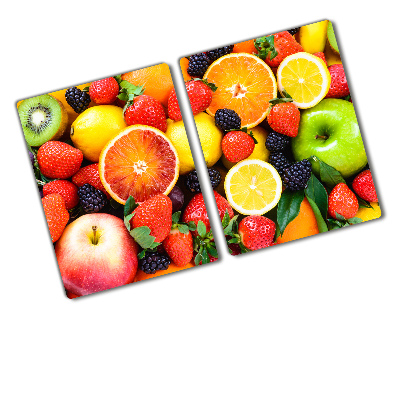 Protection pour plaque de cuisson Fruits colorés