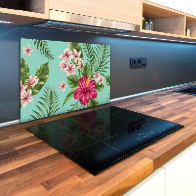 Protège plaque de cuisson Motif hawaïen