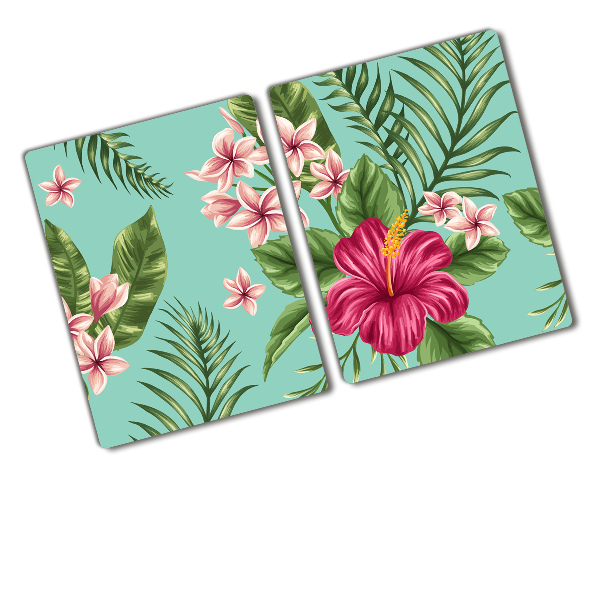 Protège plaque de cuisson Motif hawaïen