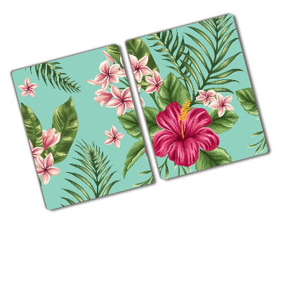 Protège plaque de cuisson Motif hawaïen