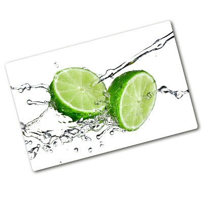 Cache plaque de cuisson Citrons verts et eau