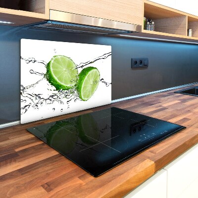 Cache plaque de cuisson Citrons verts et eau