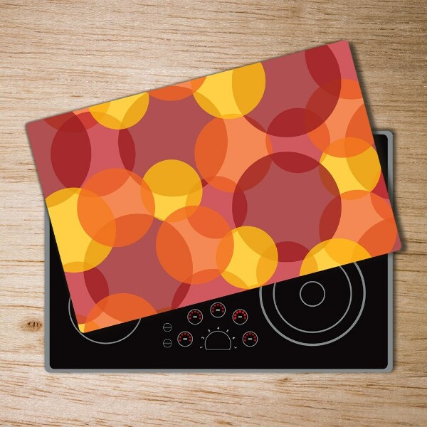 Protection pour plaque de cuisson Cercles colorés