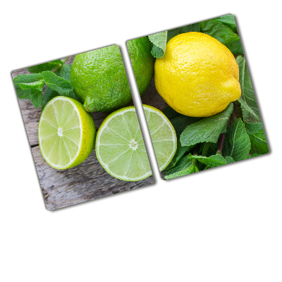 Cache plaque de cuisson Citron vert et citron