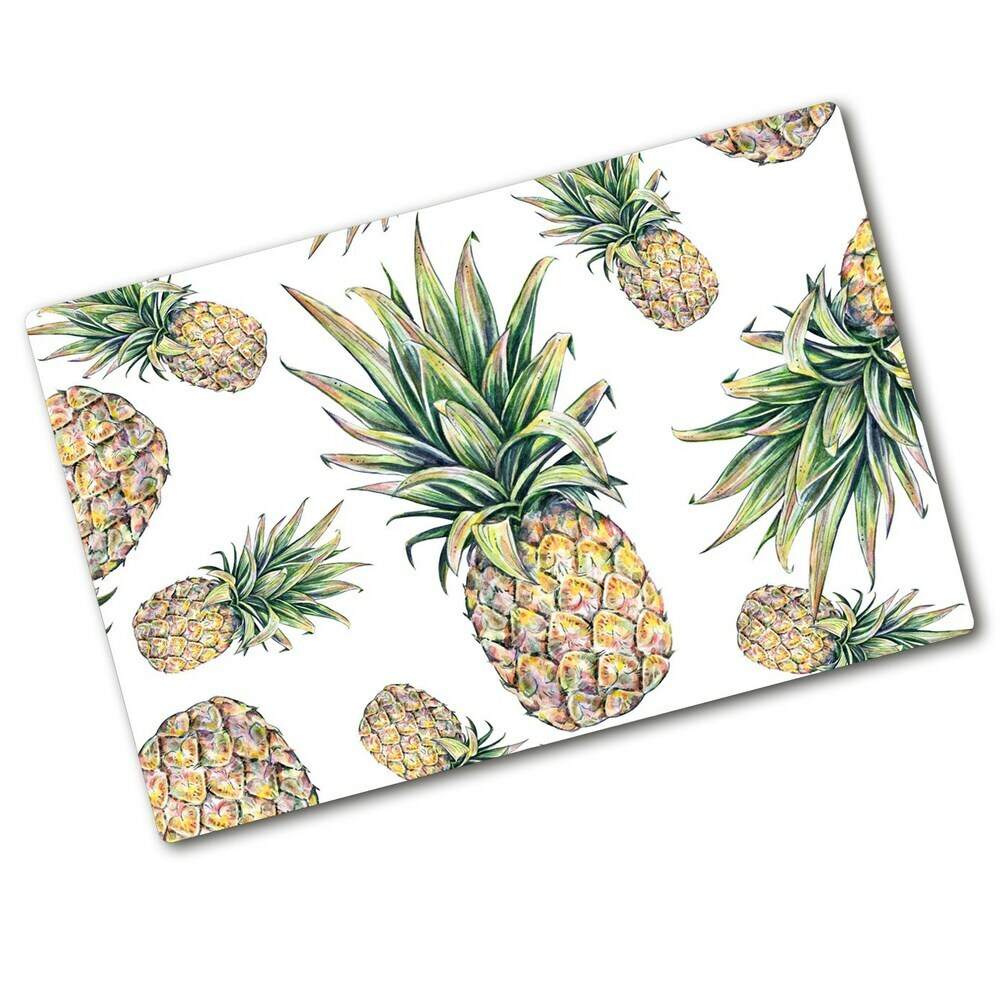 Planche à découper verre Ananas