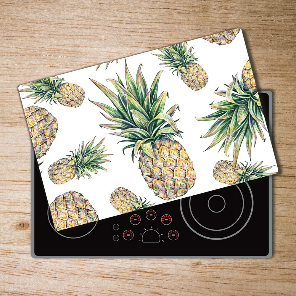 Planche à découper verre Ananas