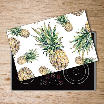 Planche à découper verre Ananas