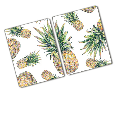 Planche à découper verre Ananas