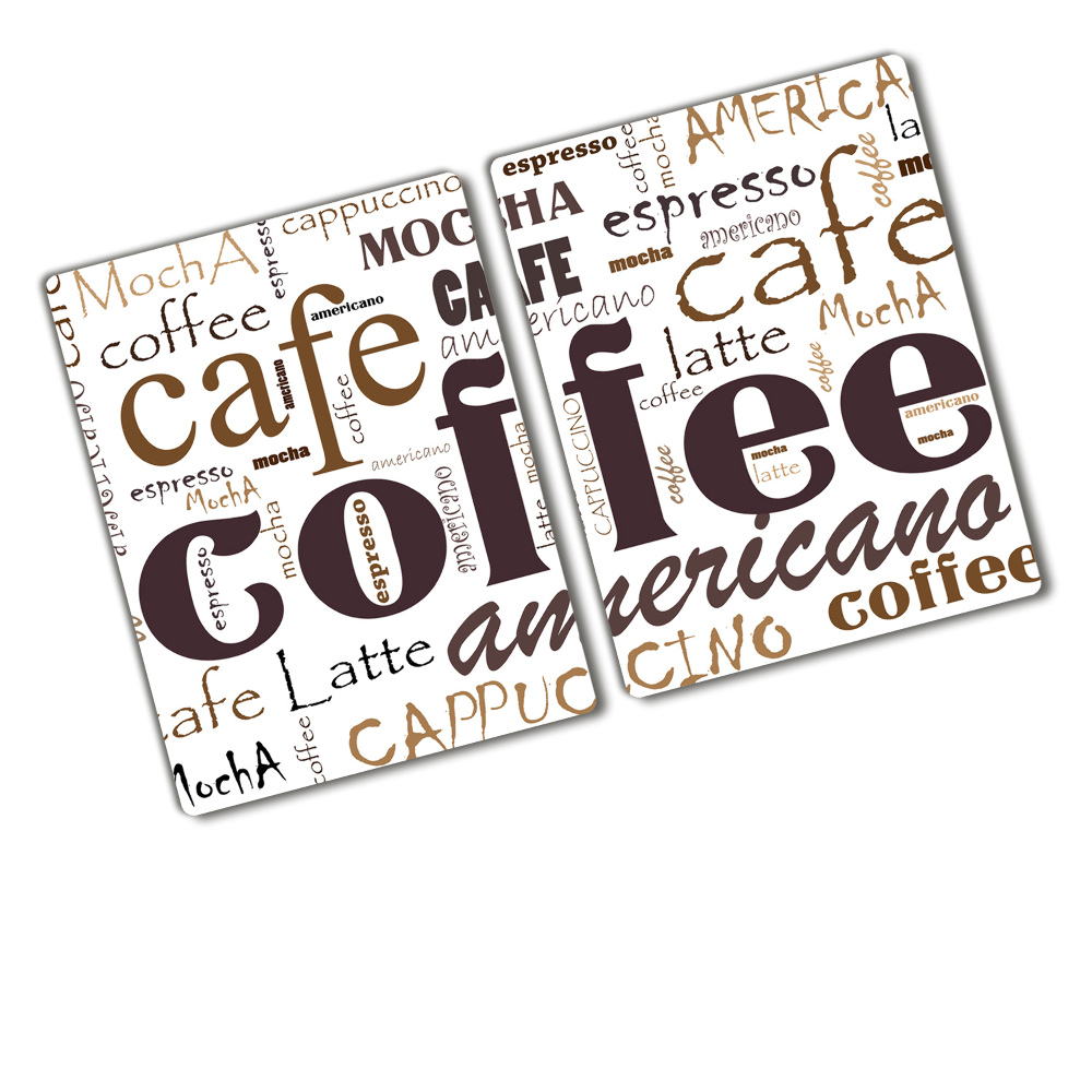 Cache plaque de cuisson Café Sayings