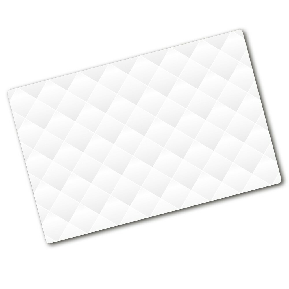 Protection pour plaque de cuisson Motif de carrés blancs