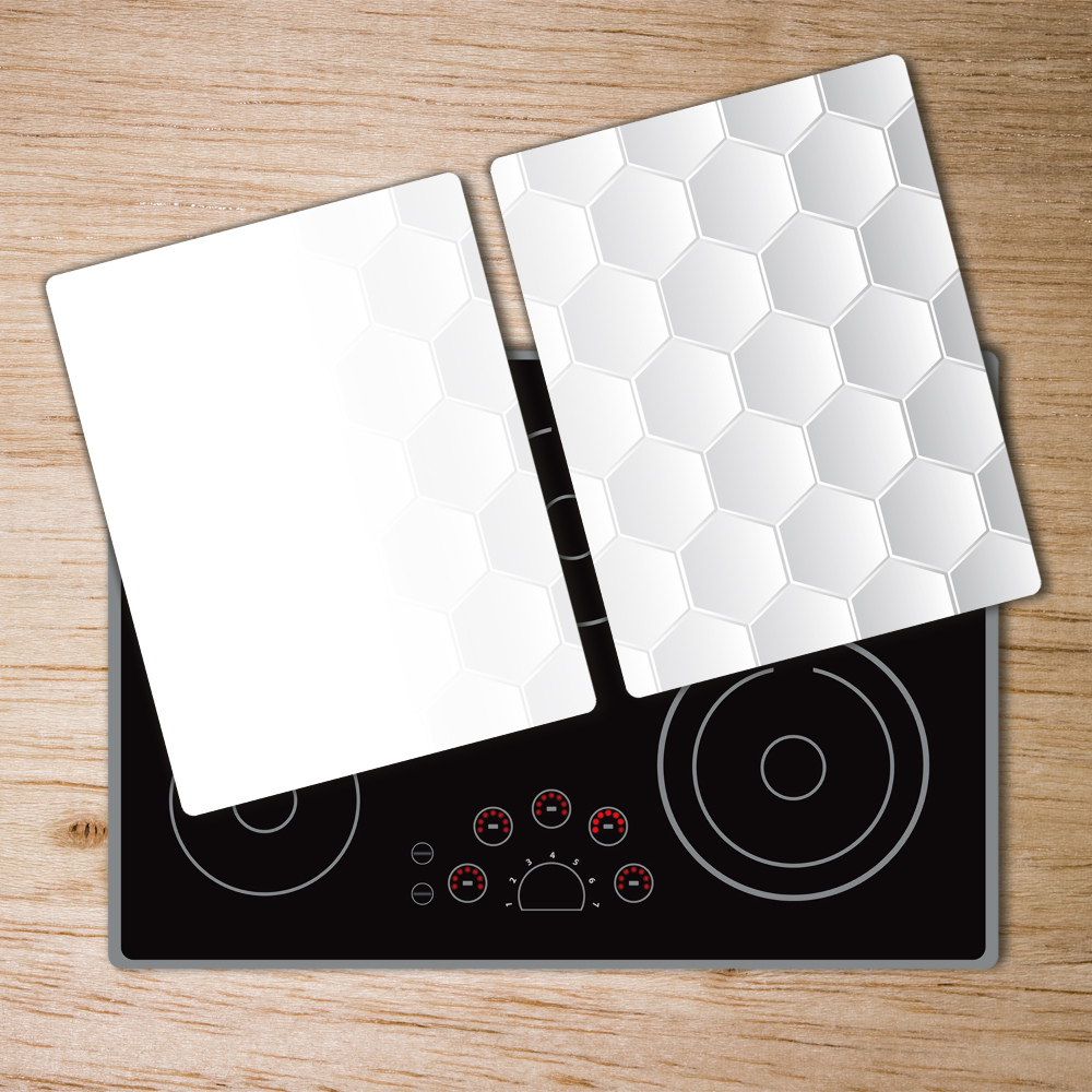 Protection pour plaque de cuisson Fond d'hexagones