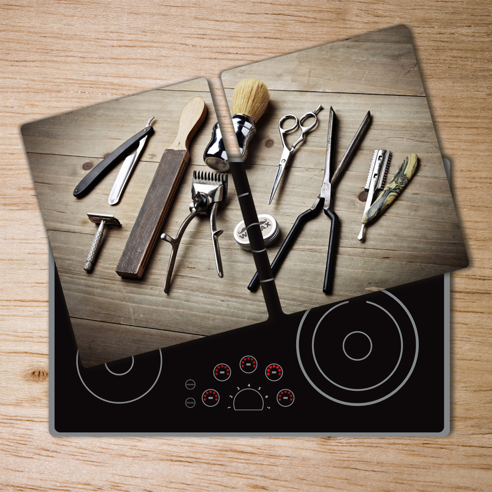 Cache plaque de cuisson Coiffeur pour hommes