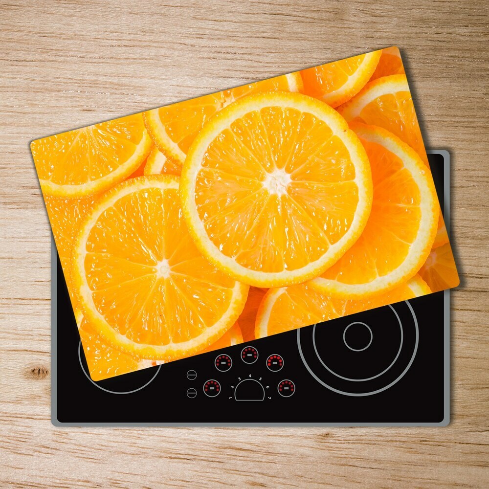 Protection pour plaque de cuisson Tranches d'orange