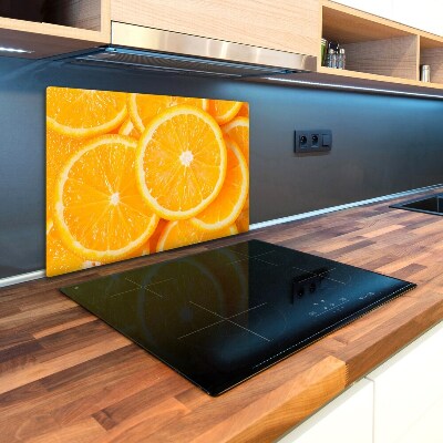 Protection pour plaque de cuisson Tranches d'orange