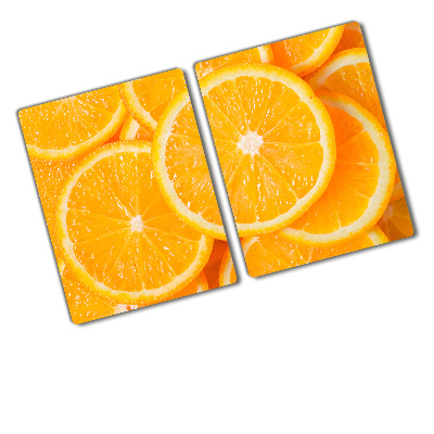 Protection pour plaque de cuisson Tranches d'orange