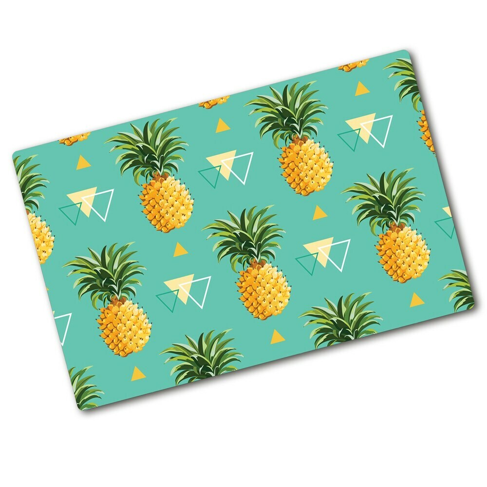 Planche à découper verre Ananas