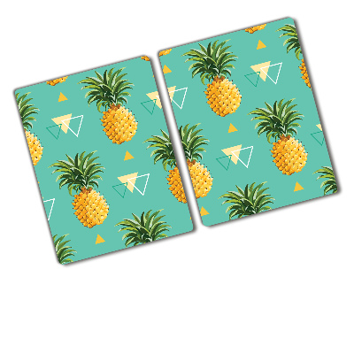 Planche à découper verre Ananas