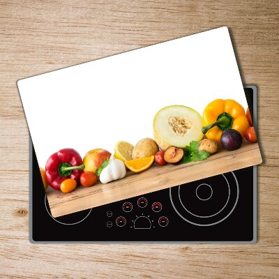 Planche à découper en verre Fruits et légumes