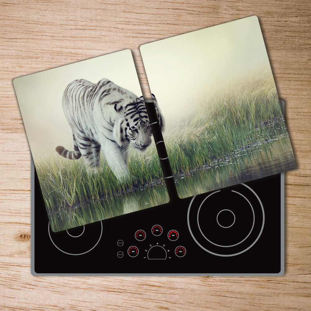 Protection plaque induction Tigre blanc