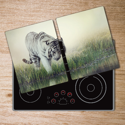 Protection plaque induction Tigre blanc