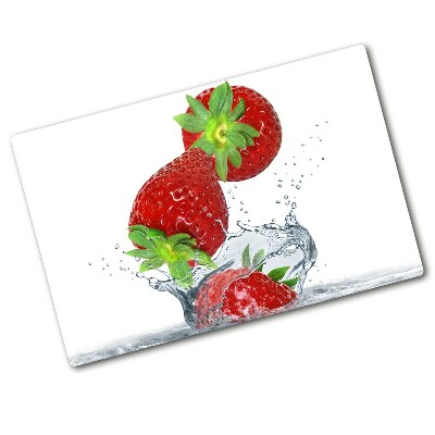 Cache plaque de cuisson Fraises d'automne