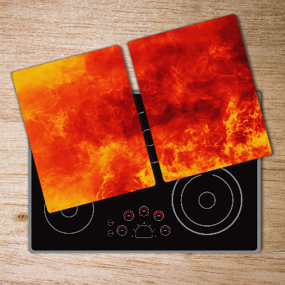 Protection pour plaque de cuisson Flammes