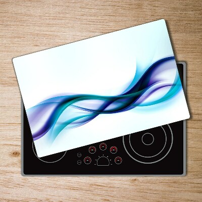 Protection pour plaque de cuisson Vagues calmes abstraites