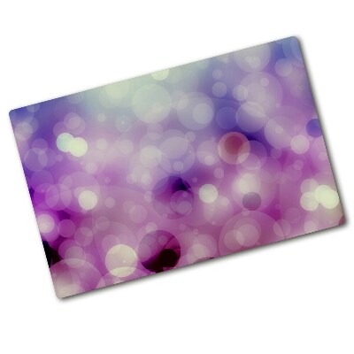 Protection pour plaque de cuisson Cercles violets