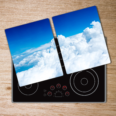 Protection plaque induction Nuages vus du ciel