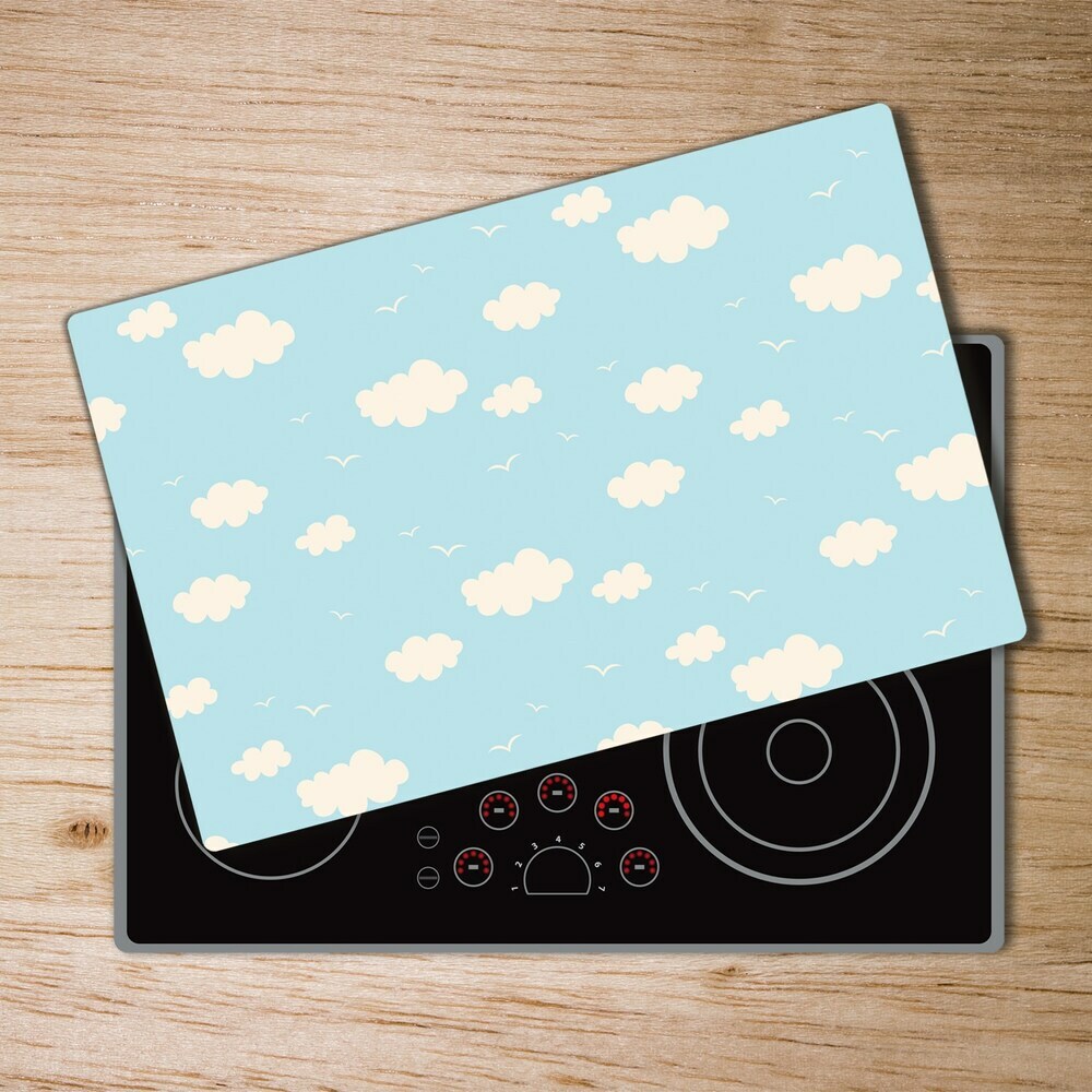 Protection pour plaque de cuisson Nuages