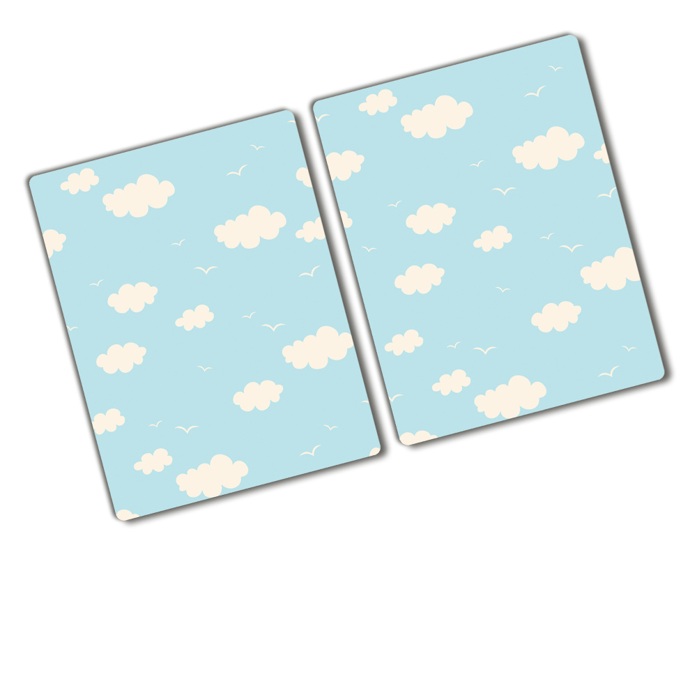 Protection pour plaque de cuisson Nuages