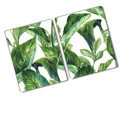 Protection plaque induction Feuilles peintes