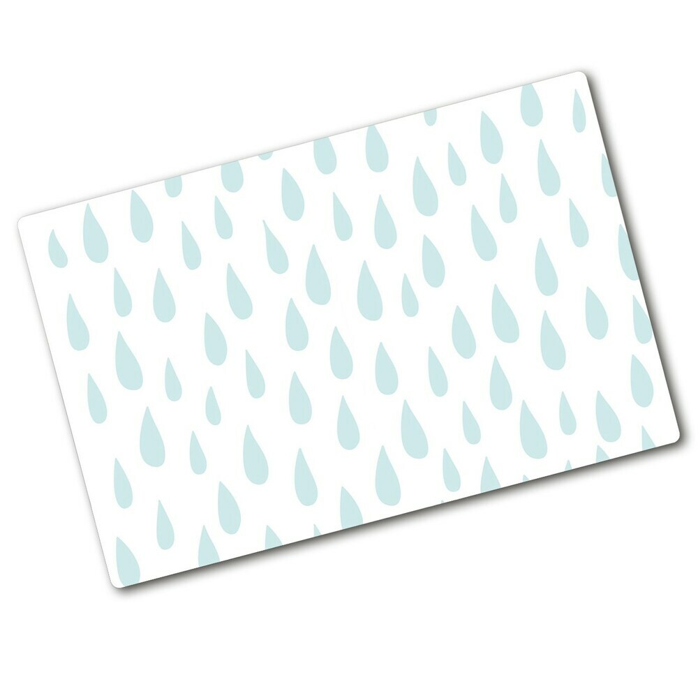 Protection pour plaque de cuisson Gouttes d'eau Chambre d'enfant