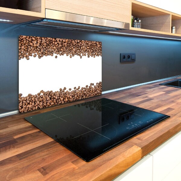 Cache plaque de cuisson Grains de café