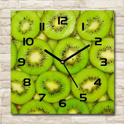 Horloge murale carrée Kiwi