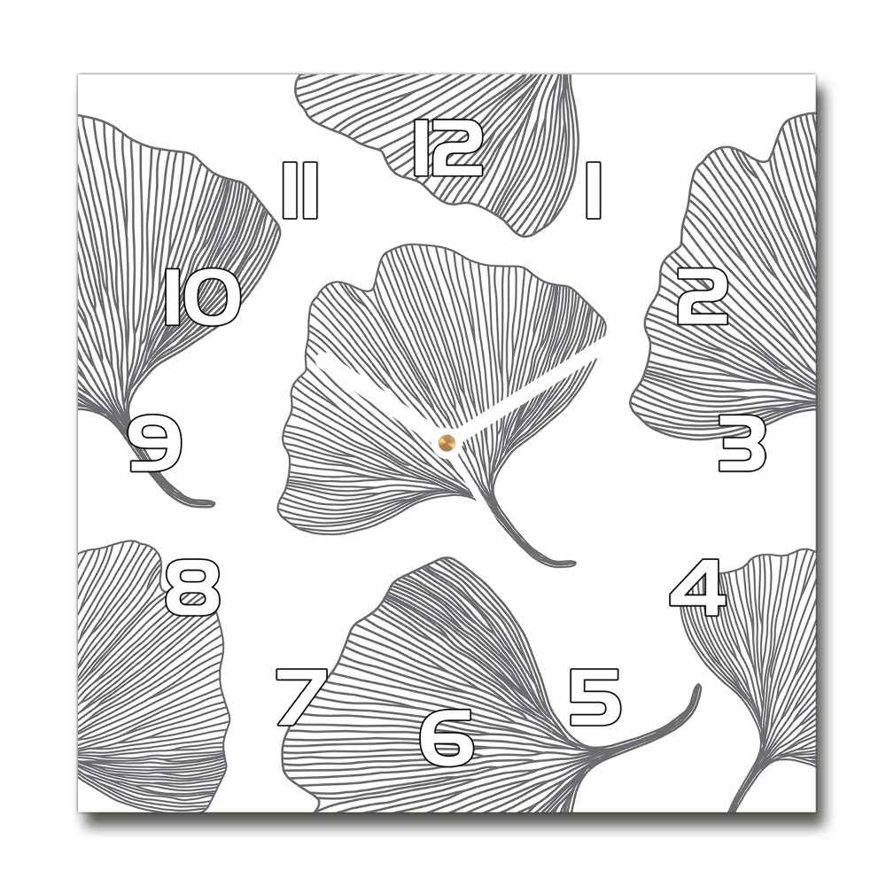 Horloge murale carrée Ginkgo