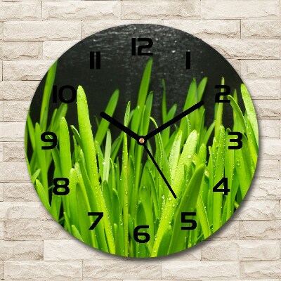 Horloge ronde Herbe