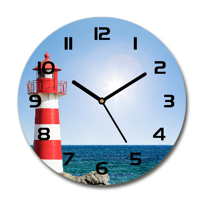 Horloge ronde murale Phare