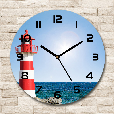 Horloge ronde murale Phare