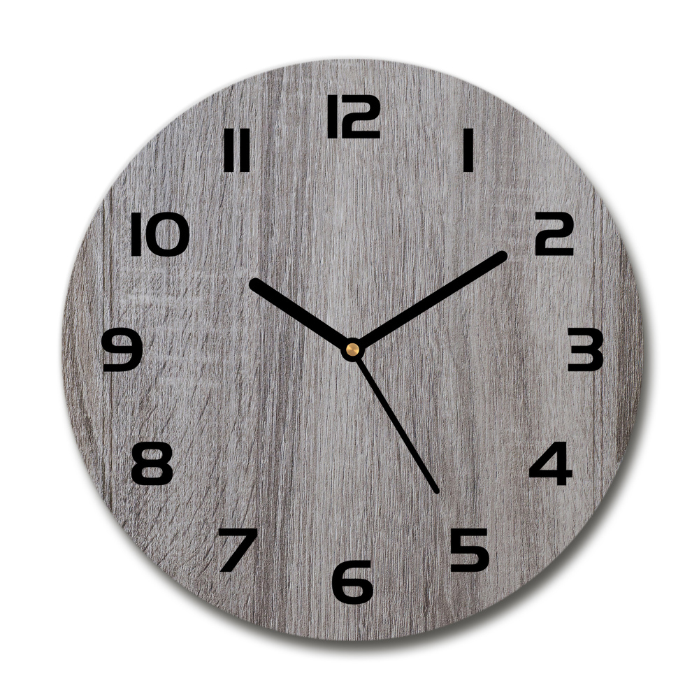 Horloge ronde murale Bois