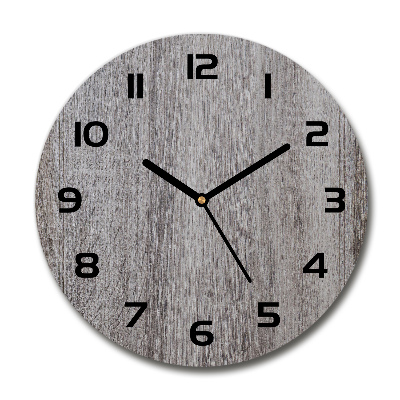 Horloge ronde murale Bois