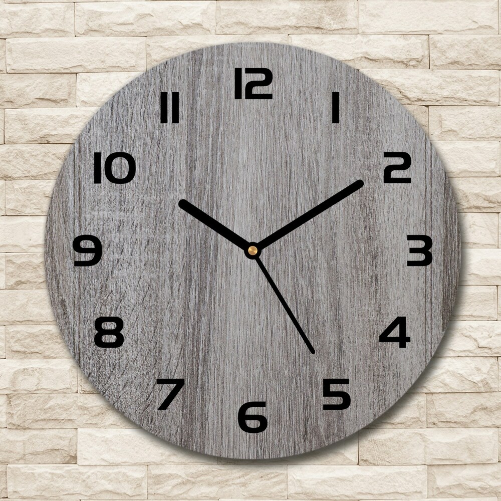 Horloge ronde murale Bois