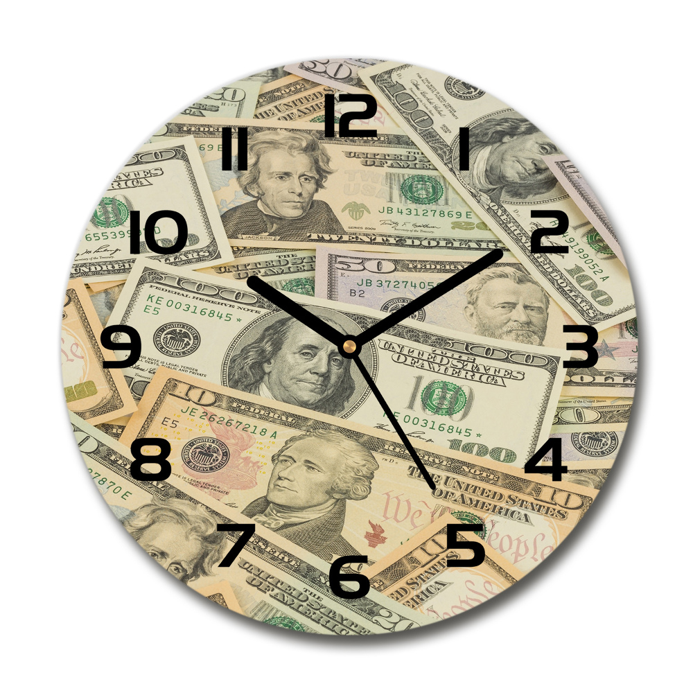 Horloge ronde Billets de banque