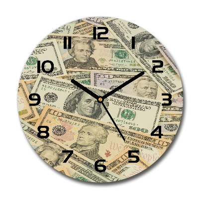 Horloge ronde Billets de banque