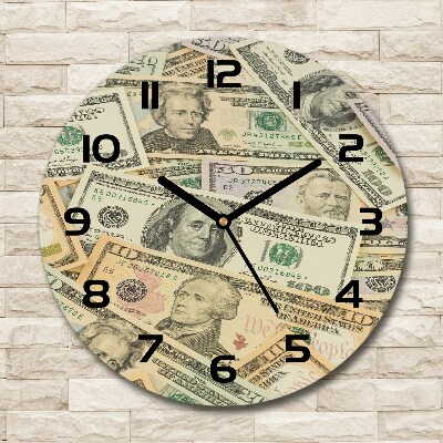 Horloge ronde Billets de banque