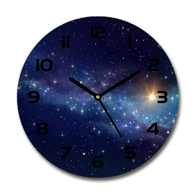 Horloge ronde murale Galaxie