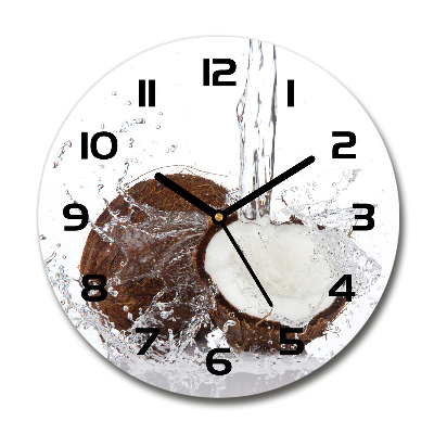 Horloge ronde murale Noix de coco